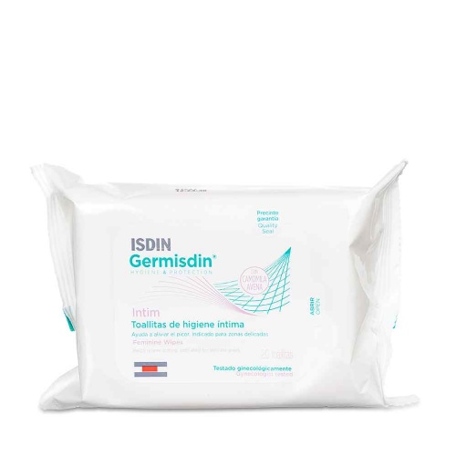 Isdin germisdin hygiene & protection intim - toallitas de higiene intima (20 toallitas)