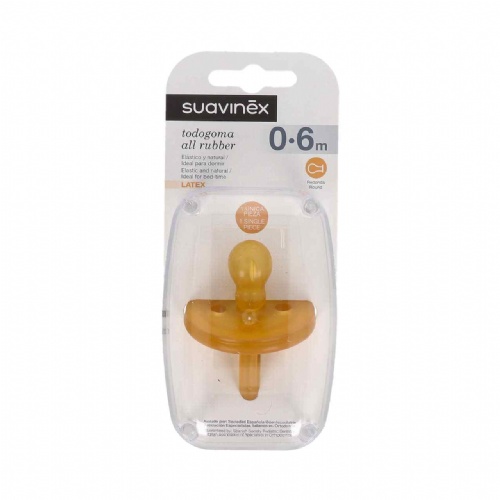 Chupete latex t redonda - suavinex todogoma (0 - 6 m)