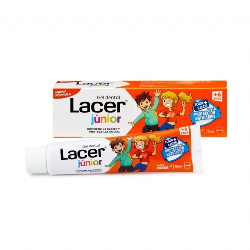 Lacer junior gel dental (75 ml fresa)