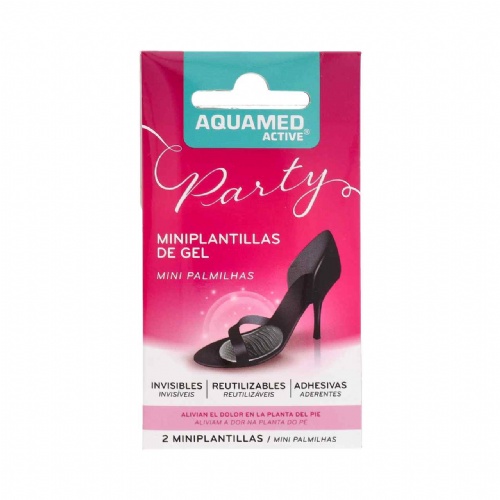 Aquamed active miniplantillas - aposito gel planta del pie (2 u)