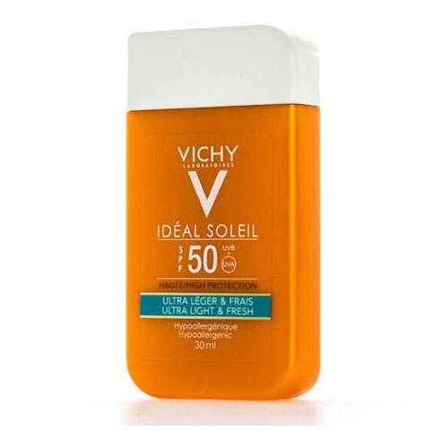 Ideal soleil spf50 fluido hidratante tacto seco (pocket 30 ml)