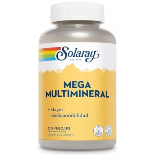 Solaray mega multi mineral 120 vegsolaray mega m