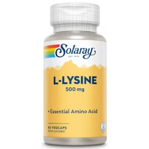 Solaray l-lysine 500 mg 60 vegcaps