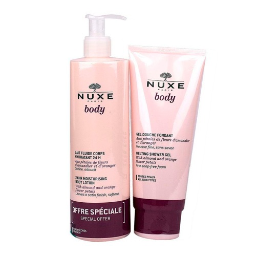 Nuxe body lait corp+ gel douche