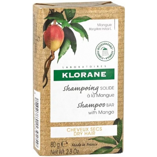 Klorane champu solido al mango (80 g)