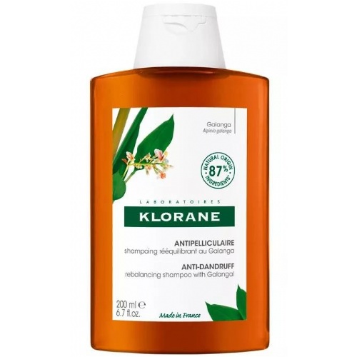 Klorane champu reequilibrante a la galanga (1 envase 200 ml)