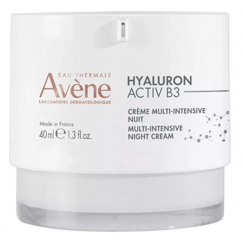 Avene hyaluron activ b3 crema multi intensiva de noche (1 tarro 40 ml)