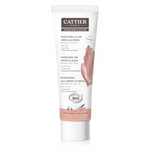 Cattier mascarilla arcilla rosa sensible 100ml