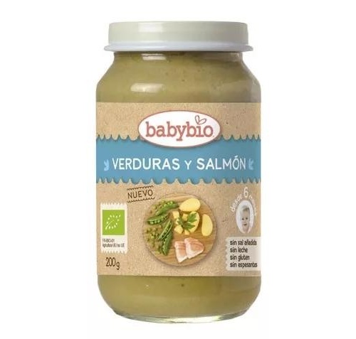 Babybio potito verduras y salmon 200g