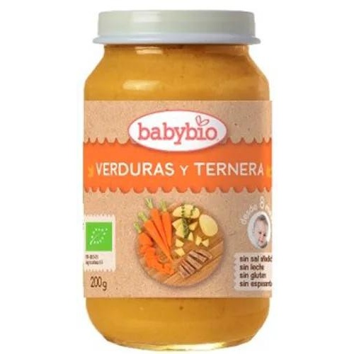 Babybio potito verdurs ternera 200g