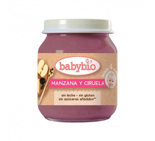 Babybio potito manzana ciruela 130g