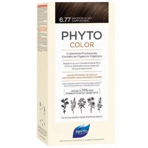 Phytocolor 6.77 marron claro capuchino