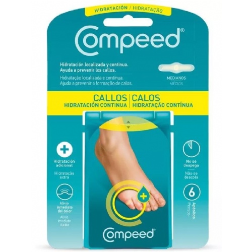 Compeed callos hidratacion continua (6 unidades)