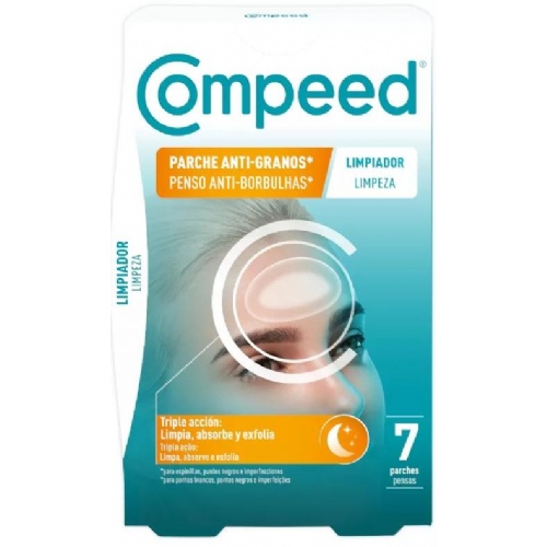 Compeed parche anti-granos limpiador triple accion (7 unidades)