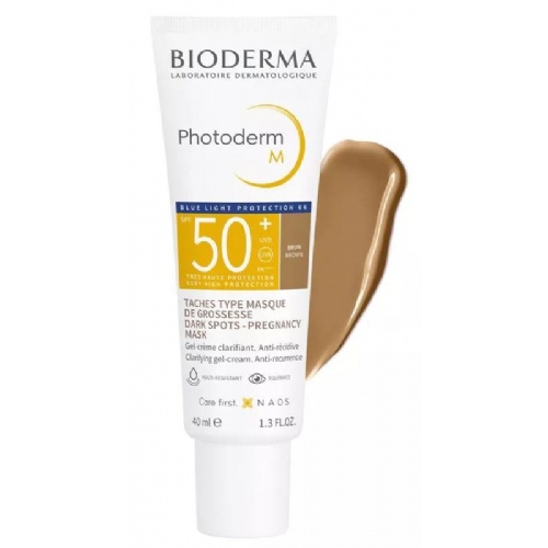 Photoderm m spf50+ - bioderma (1 envase 40 ml color marron)