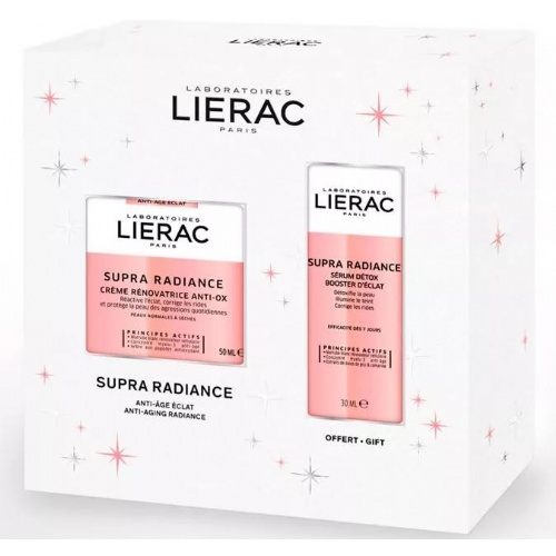 Lierac cofre navidad supra radiance  crema