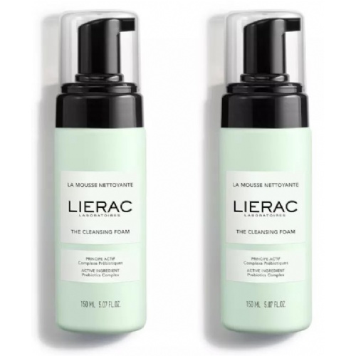 Lierac espuma limpiadora pack 50% 2x150ml