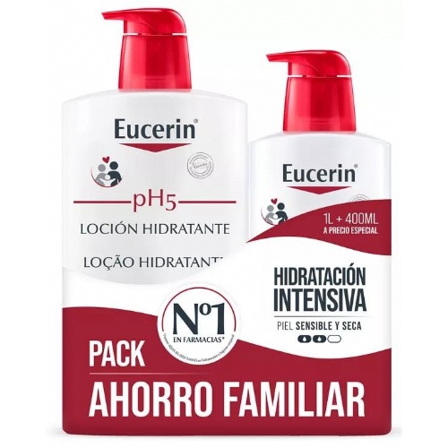 Eucerin family pack locion 1000 ml+400 m