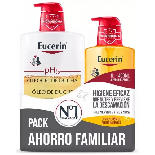 Eucerin family pack oleogel 1000 ml+400