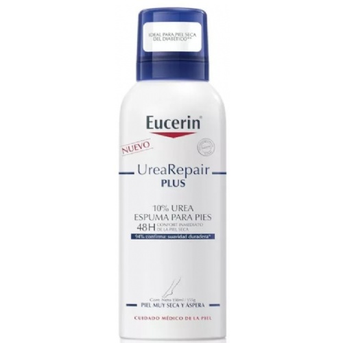 Eucerin urearepair plus 10% urea espuma para pies (1 envase 150 ml)