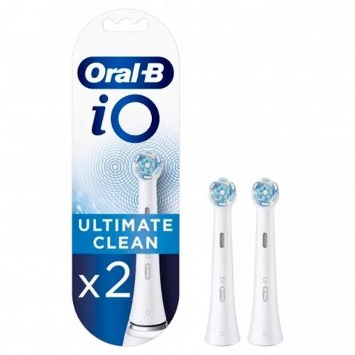 Cepillo dental electrico recambio - oral-b io ultimate clean (2 cabezales)