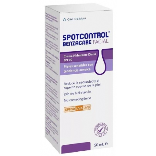 Spotcontrol benzacare facial crema hidratante spf30 (1 tubo 50 ml)