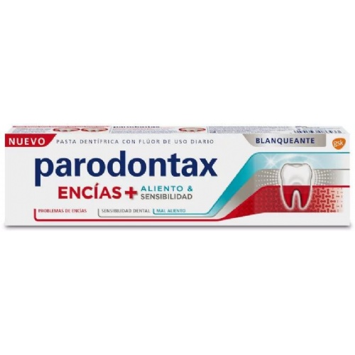 Parodontax encias + aliento & sensibilidad blanqueante (1 tubo 75 ml)