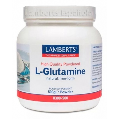 Lamberts l-glutamina polvo 500 g 8309-500