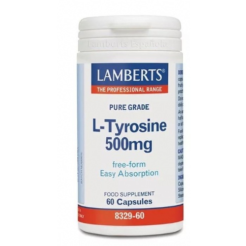 Lamberts 8329-60 l-tirosina 500 mg 60 ca