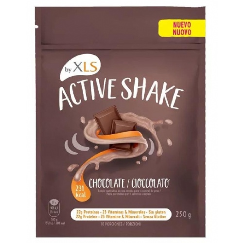 Active shake by xls batido sustitutivo polvo (1 envase 250 g sabor chocolate)