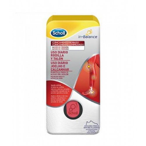 Scholl plantillas uso diario rodilla talon t m