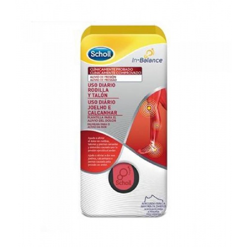 Scholl plantillas uso diario rodilla talon t s