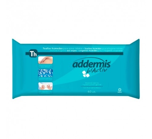 Addermis dermoproteccion adultos - toallas humedas (60 u)