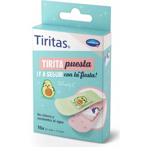 Tiritas mr. wonderful - aposito adhesivo (16 unidades 72 mm x 25 mm)