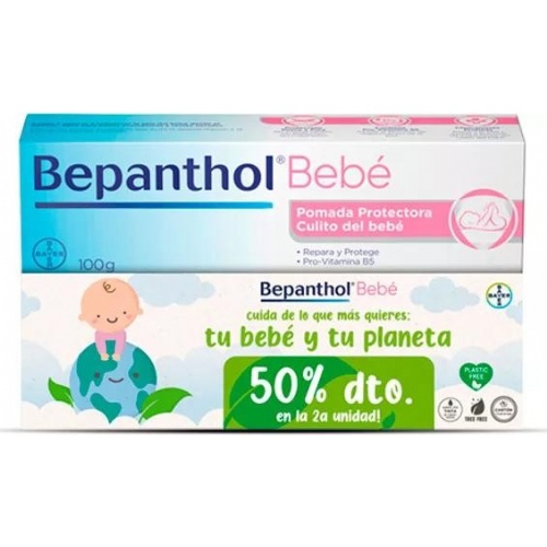 Bepanthol bebe duplo 2u 50% 100g