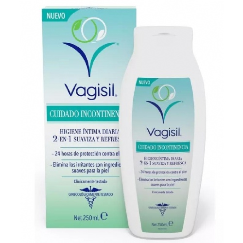 Vagisil cuidado incontinencia higiene intima 2 en 1 (1 envase 250 ml)