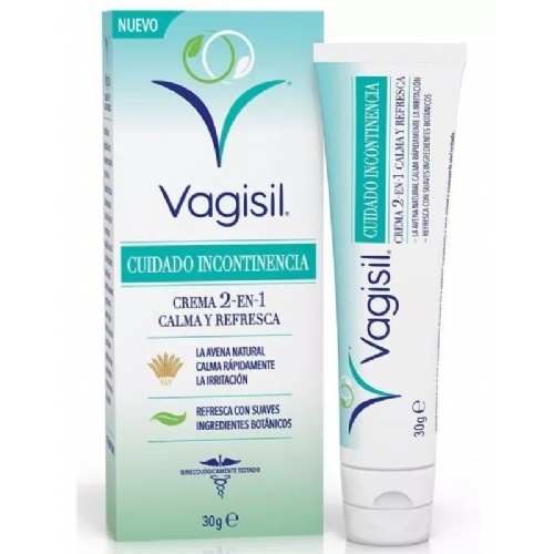 Vagisil cuidado incontinencia crema 2 en 1 (1 envase 30 g)