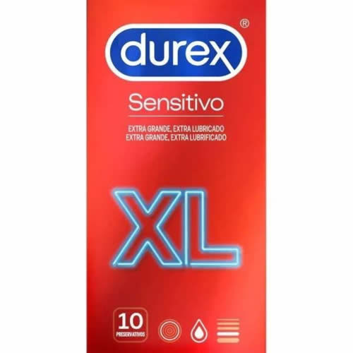 Durex sensitivo xl - preservativos (10 unidades)