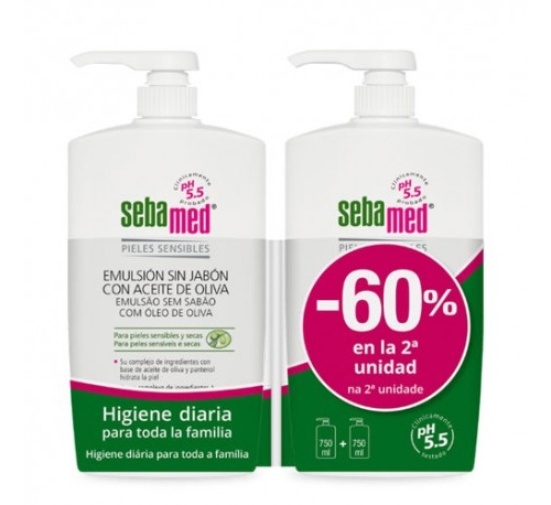 Sebamed emulsion aceite oliva duplo