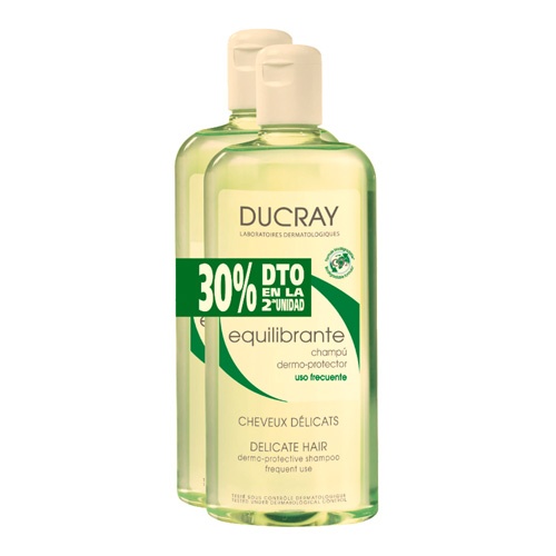 Champu dermoprotector equilibrante uso frecuente - ducray (400 ml 2 unidades)