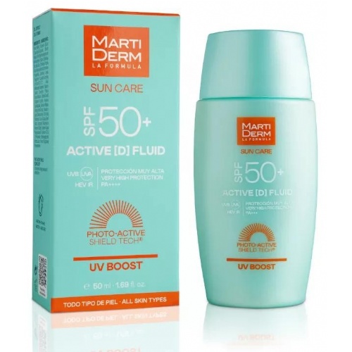 Martiderm spf 50+ active (d) fluid (1 envase 50 ml)