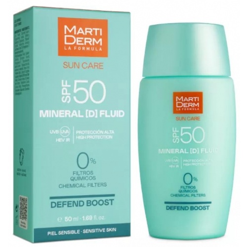 Martiderm spf 50 mineral (d) fluid (1 envase 50 ml)