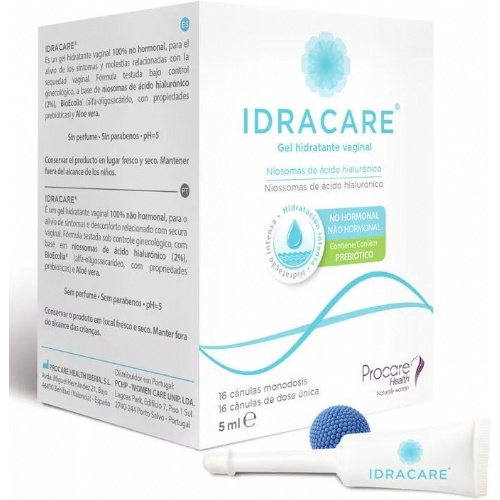 Idracare gel hidratante vaginal (16 canulas monodosis 5 ml)