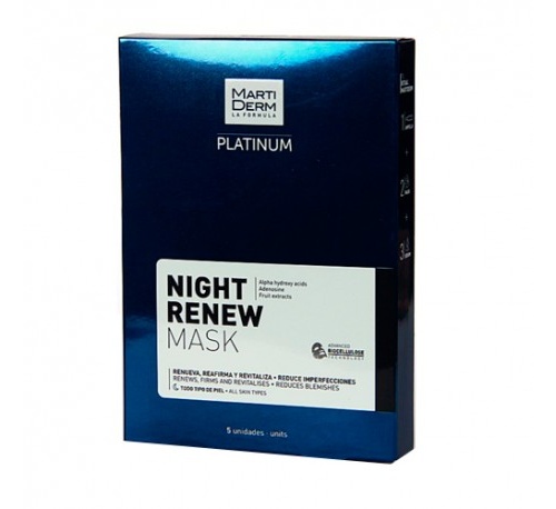 Martiderm night renew mask (25 ml x 5 u)