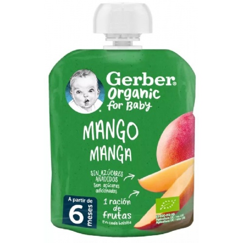 Gerber organic mango (1 pouch 90 g)