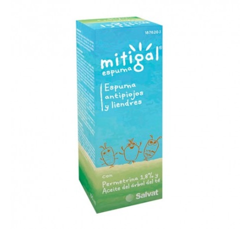 Mitigal espuma antipiojos y liendres (100 ml)