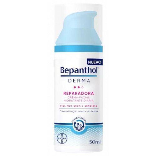 Bepanthol derma reparadora crema facial hidratante diaria (1 envase 50 ml)