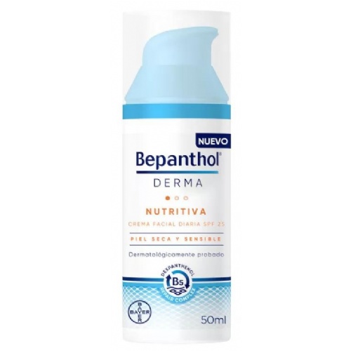 Bepanthol derma nutritiva crema facial diaria spf25 (1 envase 50 ml)