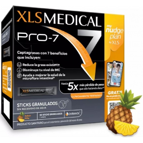 Xls medical pro-7 (90 sticks sabor piña)