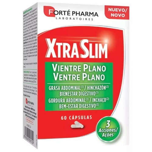 Xtraslim vientre plano 60 caps